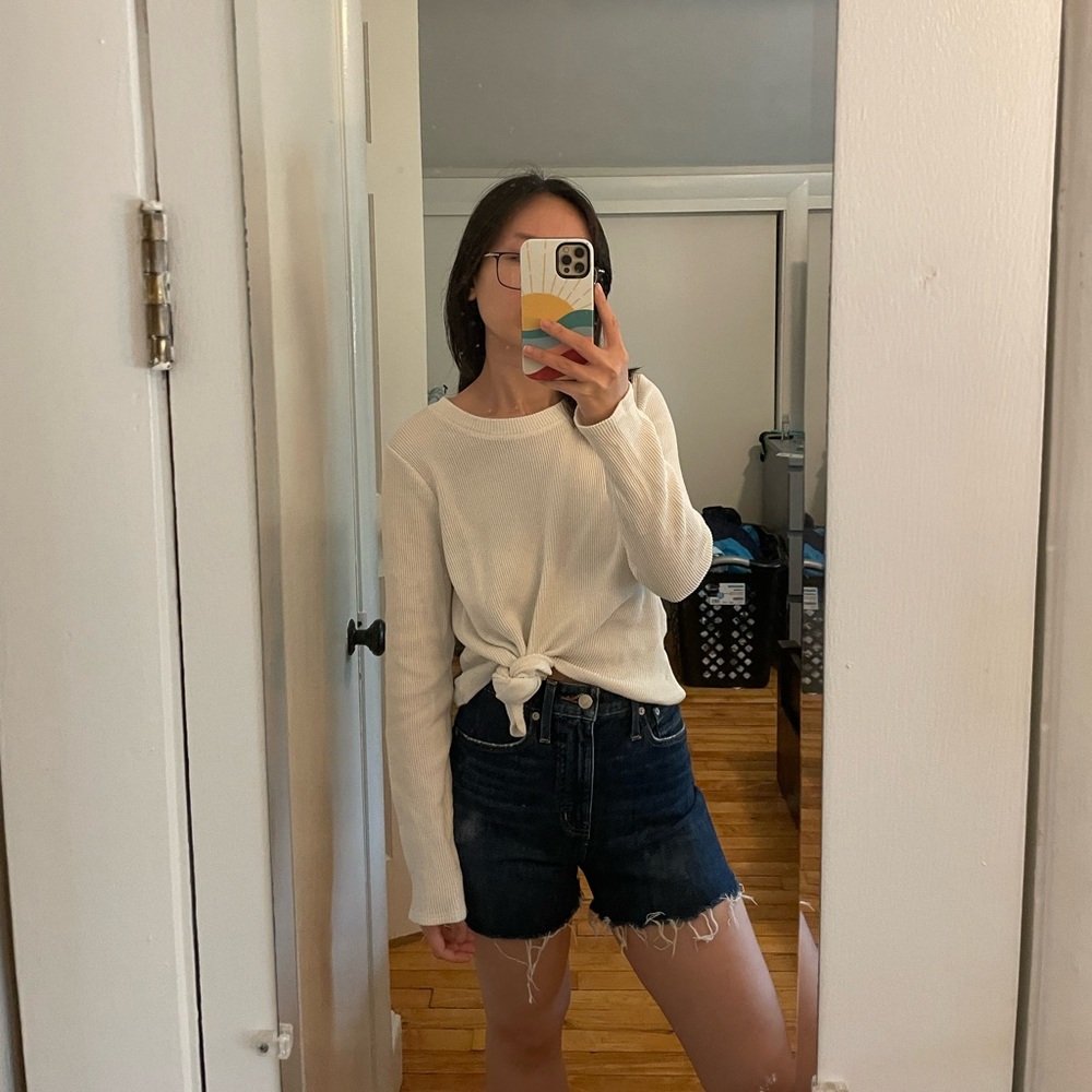 Madewell Long Sleeve Top M